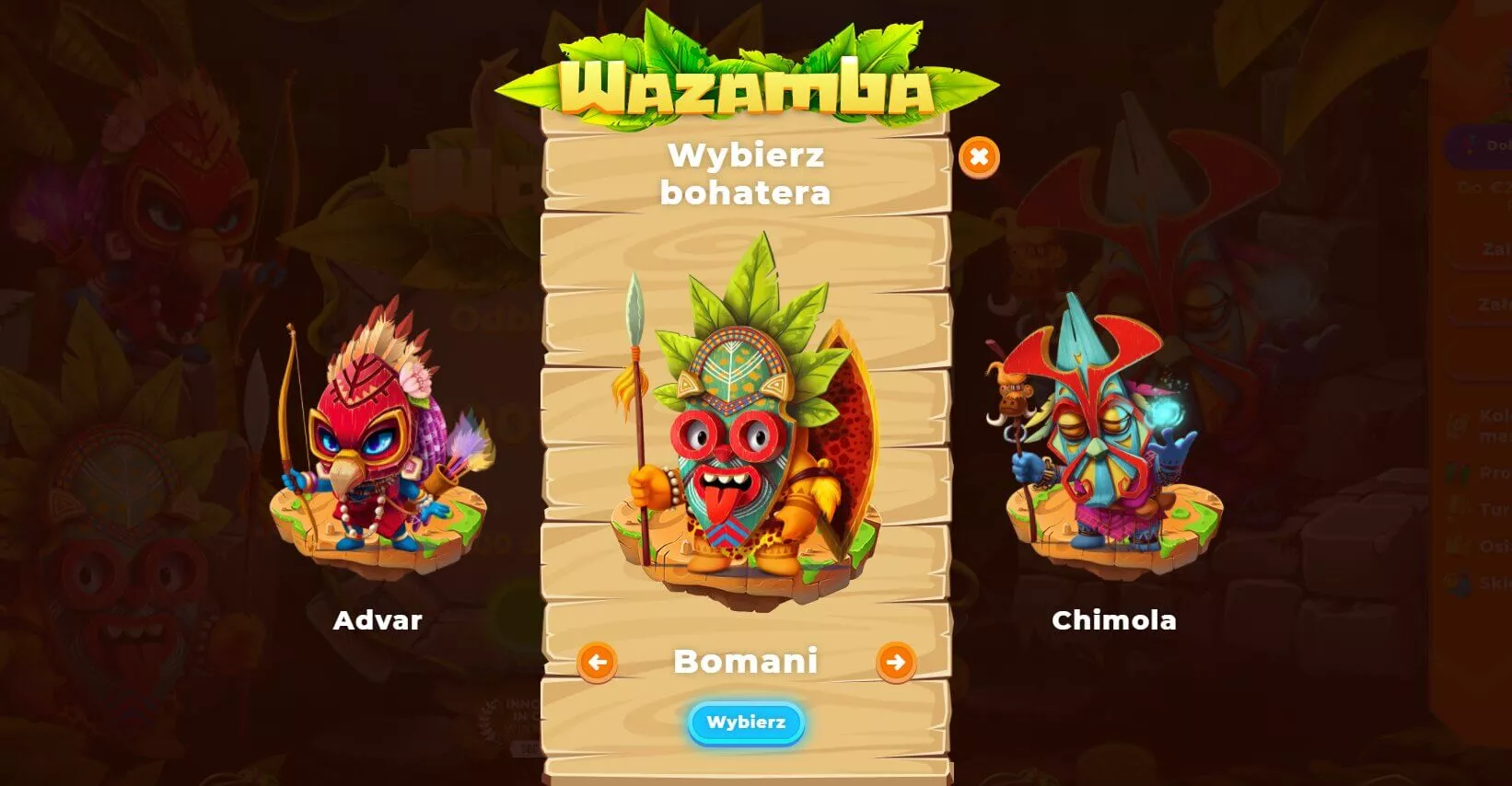 bonusy Wazamba