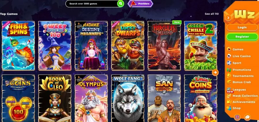Wazamba casino